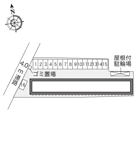 ★手数料０円★和歌山市北出島　月極駐車場（LP）